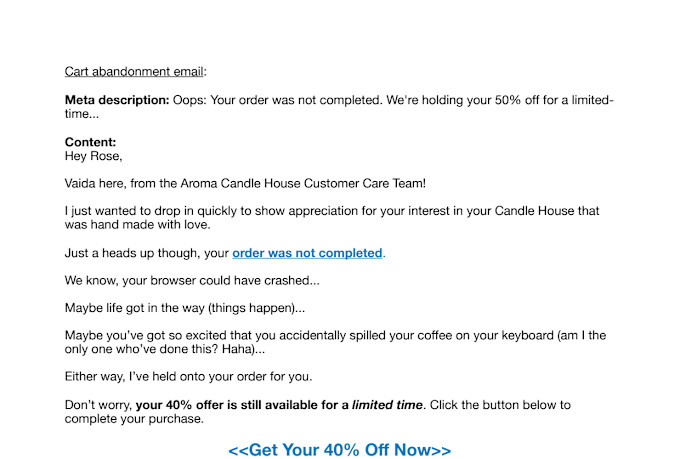 create sales email copy that coverts